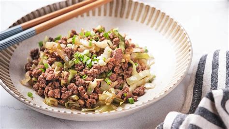 Stir Fry Ground Beef Cabbage Recipe Ready in 20 Minutes