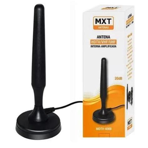 Antena Interna Digital Amplificada Hdtv Uhf 25Db Tv Smart Submarino