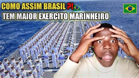 Gringos Reagindo Marinha Do Brasil Youtube