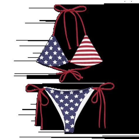 American Flag Bikini Designed By Squeaky Chimp T Shirts Leggings
