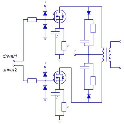 Center tap transformer circuit. | Download Scientific Diagram
