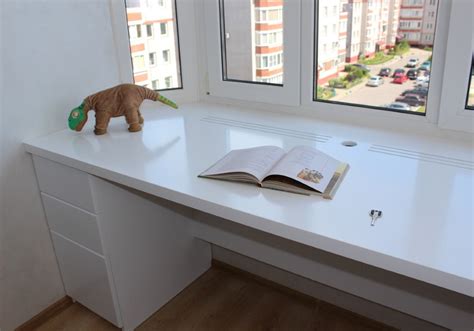 Столешница подоконник для детской - 85 фото