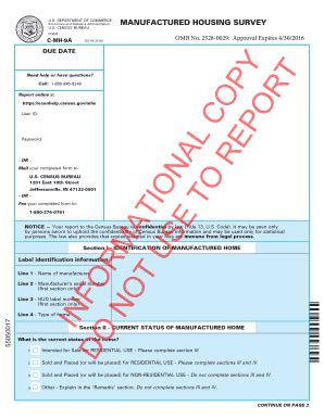 Fillable Online Bhs Econ Census C Mh A Bhs Econ Census Fax Email