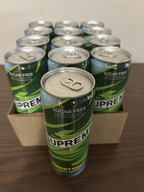 Supreme Energy Drink Sport Edition (Sugar Free) - Premium Flavored
