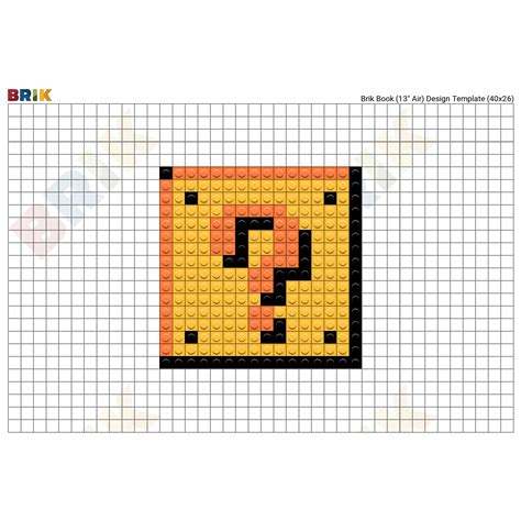 Mario Coin Block Pixel Art - Sedelco