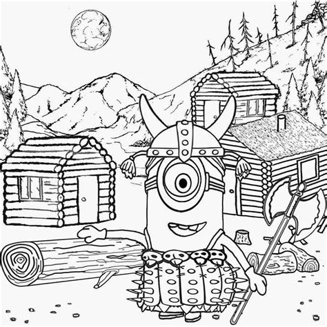 Adult Coloring Viking Coloring Pages