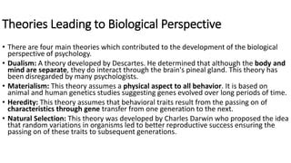 Biological perspective | PPT