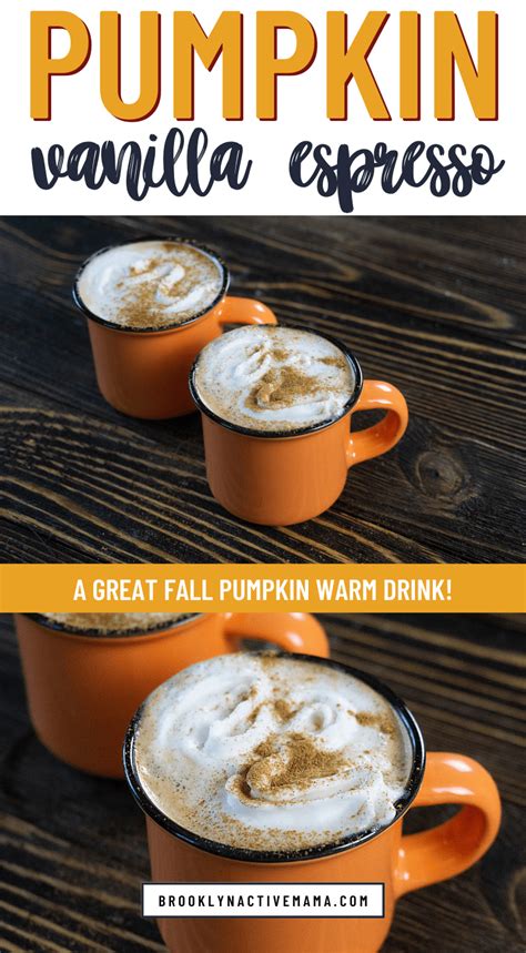 PUMPKIN VANILLA ESPRESSO - Brooklyn Active Mama