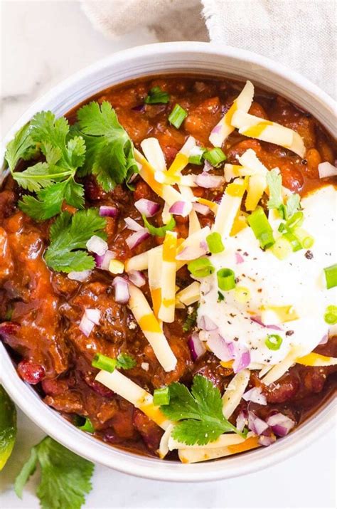 Instant Pot Chili Recipe {Award Winning} - iFoodReal.com