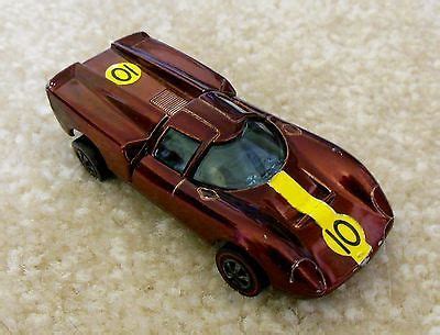 Vintage Redline Hot Wheels Lola Gt Root Beer Brown Rare Color