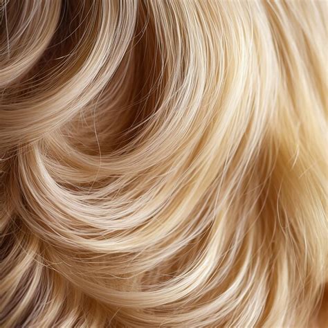 Premium Photo A Close Up Of A Blonde Hair Generative Ai