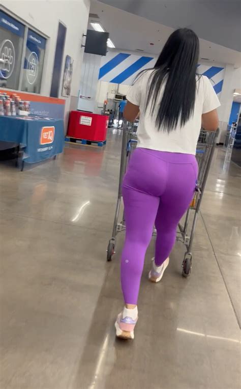 Phat Ass In Purple Spandex Spandex Leggings Yoga Pants Forum