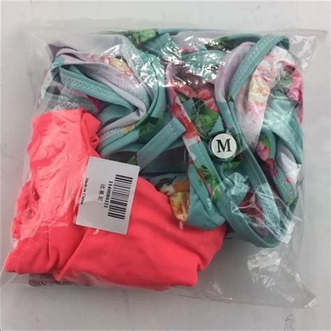 Swim Cutout Bikini Set Printed Criss Cross Tie Back Poshmark