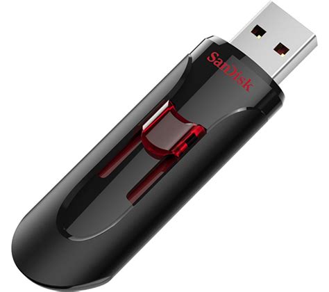 Buy Sandisk Cruzer Glide Usb Memory Stick Gb Black Red