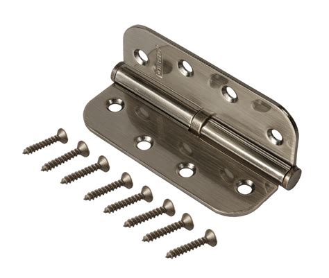 Петля дверная стальная PUERTO INRH 100x70x2.5-1BB-AB R плоск.колп ...