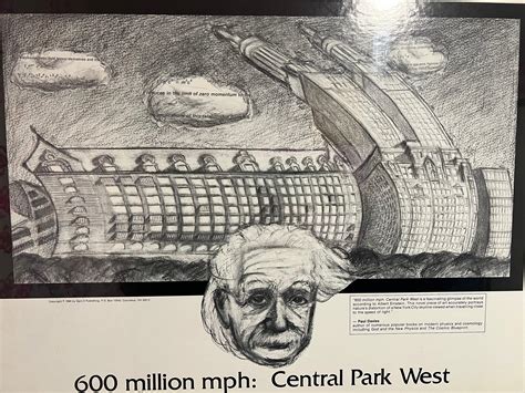 Rare Collectible Poster 600 Million mph, Central Park West Albert
