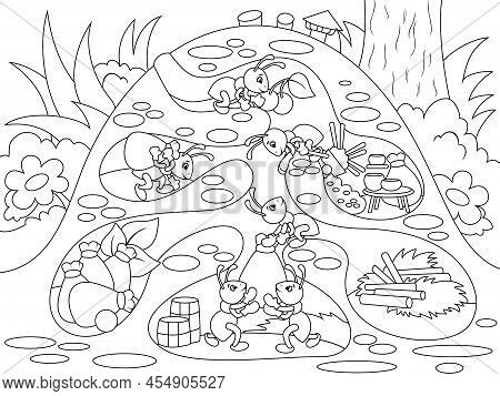 Anthill Coloring Pages