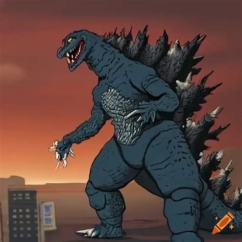 Image Of Unbeatable Godzilla On Craiyon