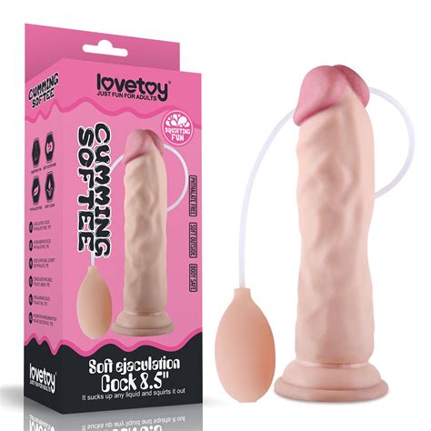 Squirting Dildo Ultra Realistic Cu Ejaculare Si Ventuza 22 Cm