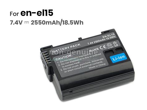 Battery For Nikon Z Replacement Nikon Z Battery From Singapore Wh