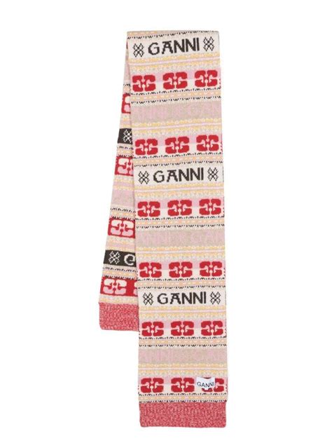 Ganni Wool Scarf Ganni