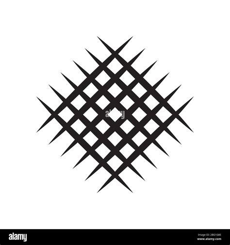 Grid Icon Or Symbol Flat Style Isolated On White Stock Vector Image