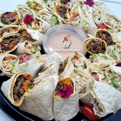 Variety Wrap Party Platter Baked By Nataleen