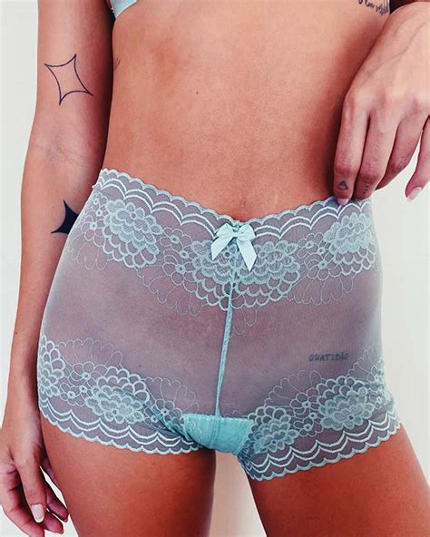 Conjunto lingerie de renda verde menta Naizinha Esperança Lingerie