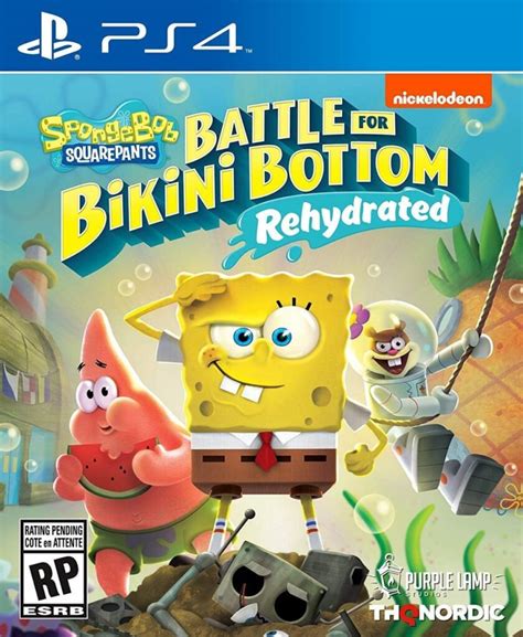 SPONGEBOB SQUAREPANTS BATTLE FOR BIKINI BOTTOM REHYDRATED PS4 KG Kalima Games