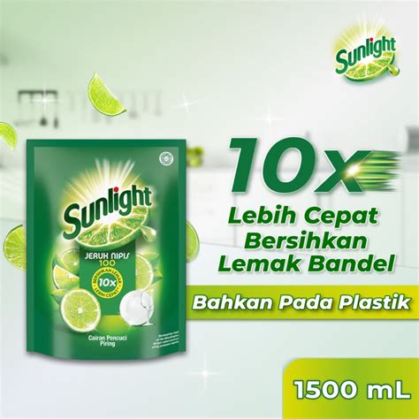 Jual Sunlight Sabun Cuci Piring Dishwash Jeruk Nipis X Bersihkan