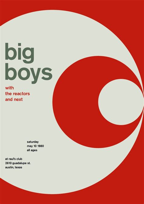 Big Boys Vintage Graphic Design Pub Design Album Design