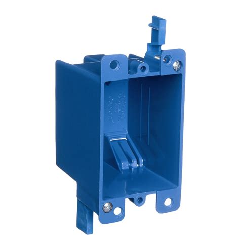 Shop CARLON 1-Gang Blue Plastic Interior Old Work Standard Switch ...