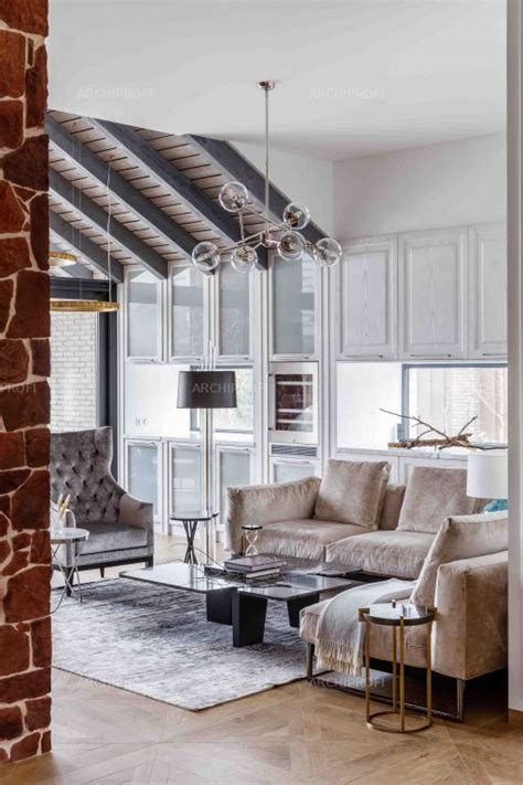 Частный жилой дом, Архитектор, Олег Пигулевский. фото гостиной , дизайн ...