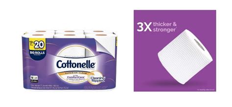 12 Big Rolls Of Cottonelle Ultra Comfortcare Toilet Paper