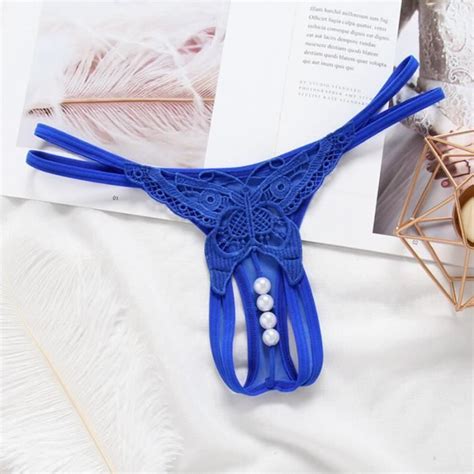 Sous vêtement Culotte Bikini érotique pour femme sous vêtement Sexy avec dossier ouvert pour