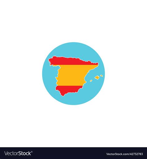 Map of spain icon Royalty Free Vector Image - VectorStock