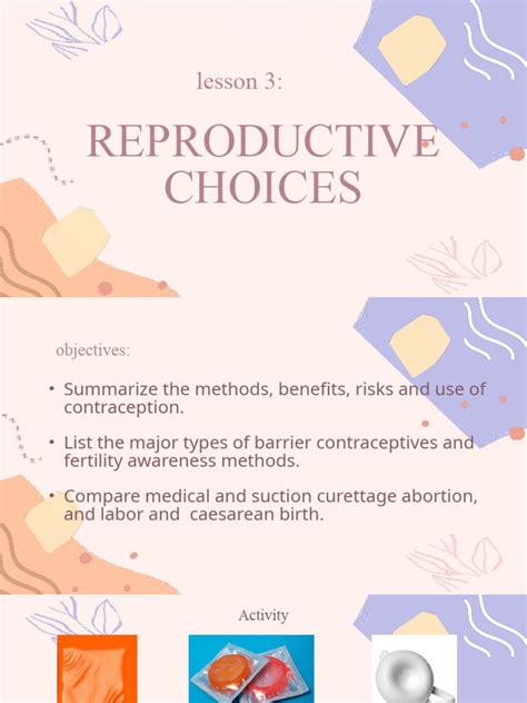 Reproductive Choices Pdf