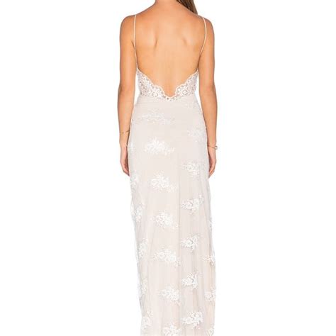 Nude Lace Floral Maxi Slit Elegant Dress On Storenvy