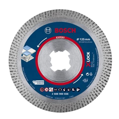 Bosch Expert Disque Tron Onner Diamant X Lock Hard C Ramique