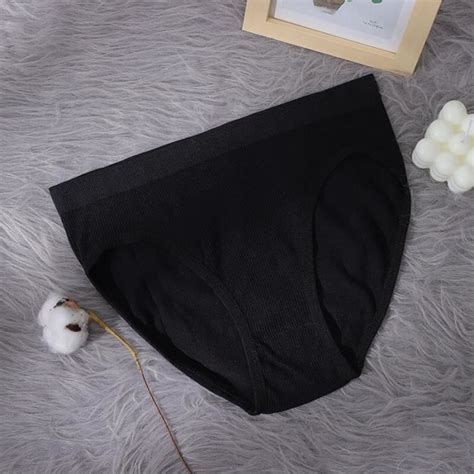 Culotte Slip Culotte En Coton Pour Femme Sous V Tement Doux Lastique Lingerie Intime Black