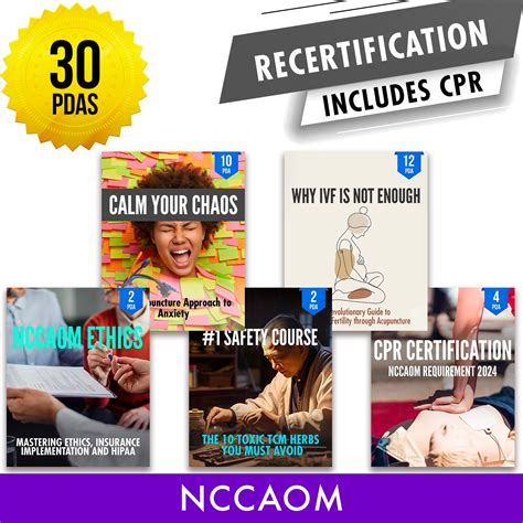 NCBAHM (formerly NCCAOM) Approved Acupuncture Continuing Education Cou