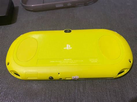 Ps Vita Slim Lime Green White Gb Henkaku On Carousell