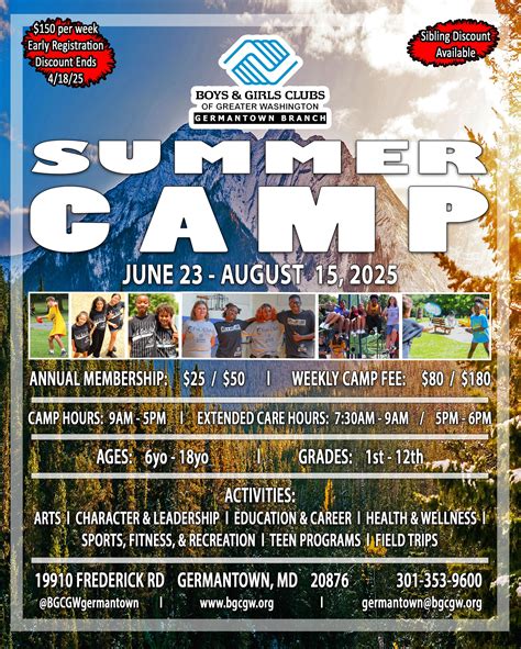 Feb 23 | Boys & Girls Clubs - Open Enrollment for 2025 SUMMER CAMP ...