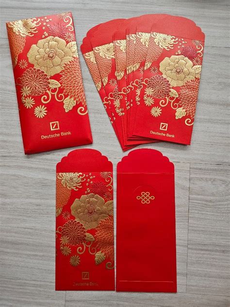 Pre Order Deutsche Bank Hk Red Packet Angpow Ang Pow Angbao Hong