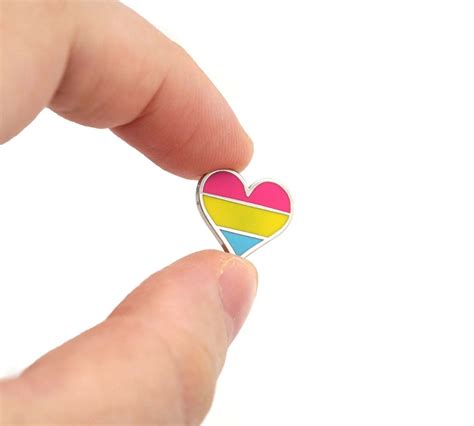 Tiny Pansexual Pride Pin Gay Lapel Pin Pansexual Flag Pin Etsy