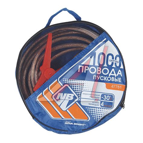 Провода для прикуривания 1000А 4.0м NOVA BRIGHT - 47781 - купить в Авто ...