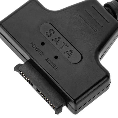 Cable SlimLine SATA to USB 2.0 data and power - Cablematic