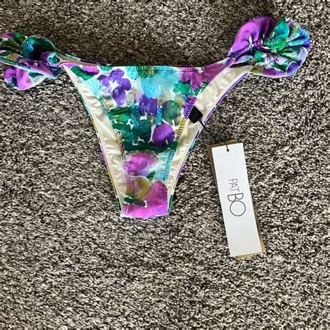 Patbo Swim Patbo Gabi Ruffle Bikini Bottom Nwt L Poshmark