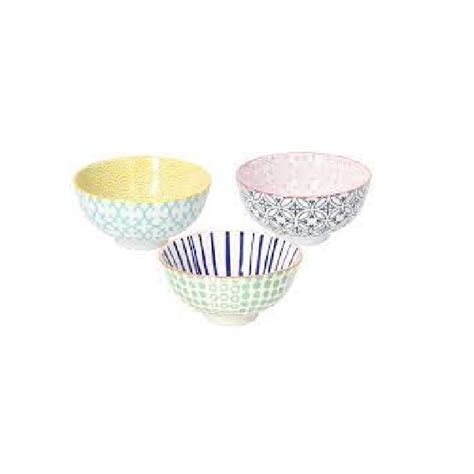 Tognana Set Of 3 Bowl 12 Cm Portata Barcelona