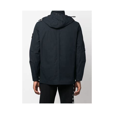 Stone Island 437f1 O Ventile® Ghost Piece Jacket Navy Blue